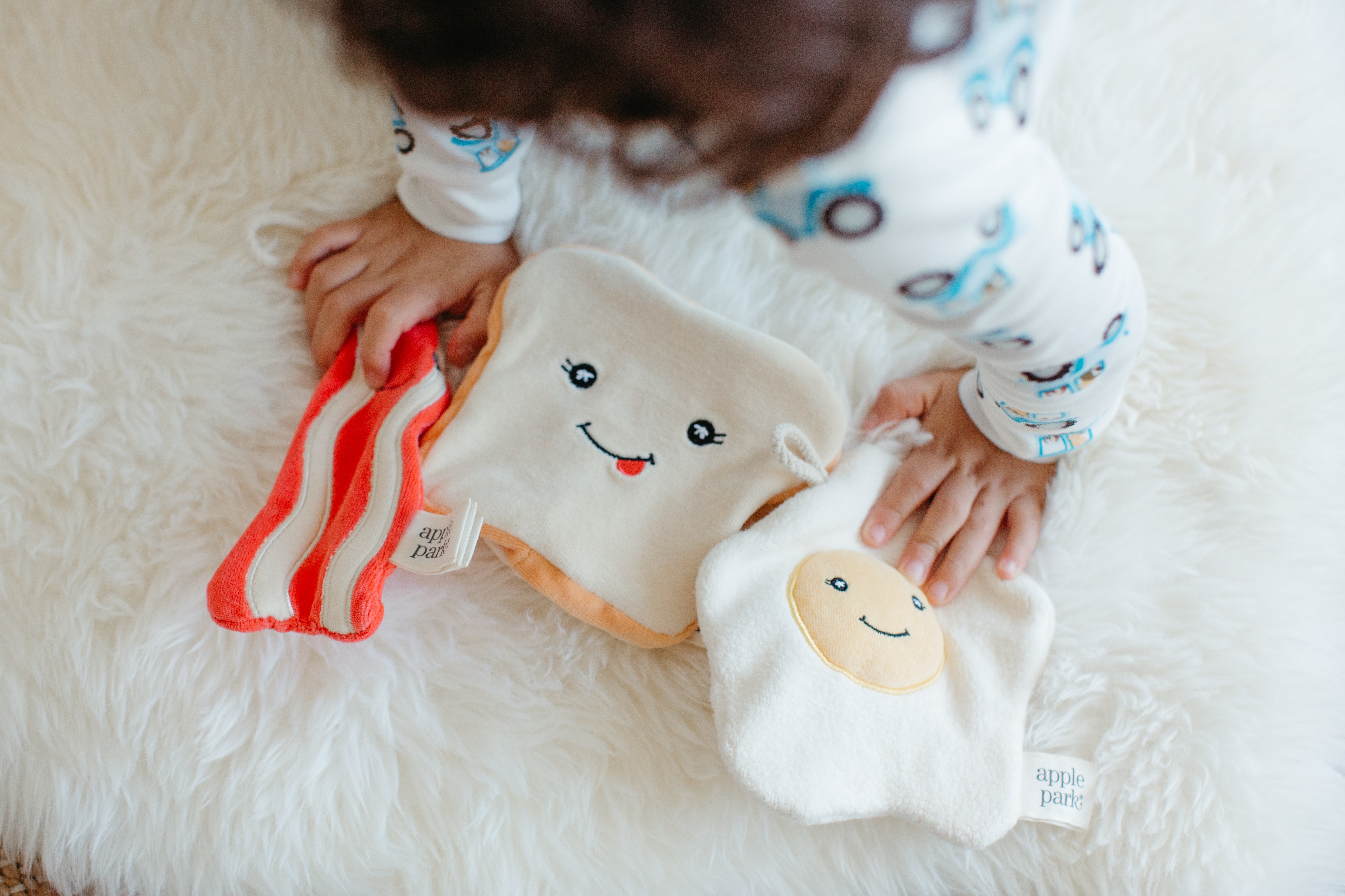 Breakfast Crinkle Blankie - Toastie