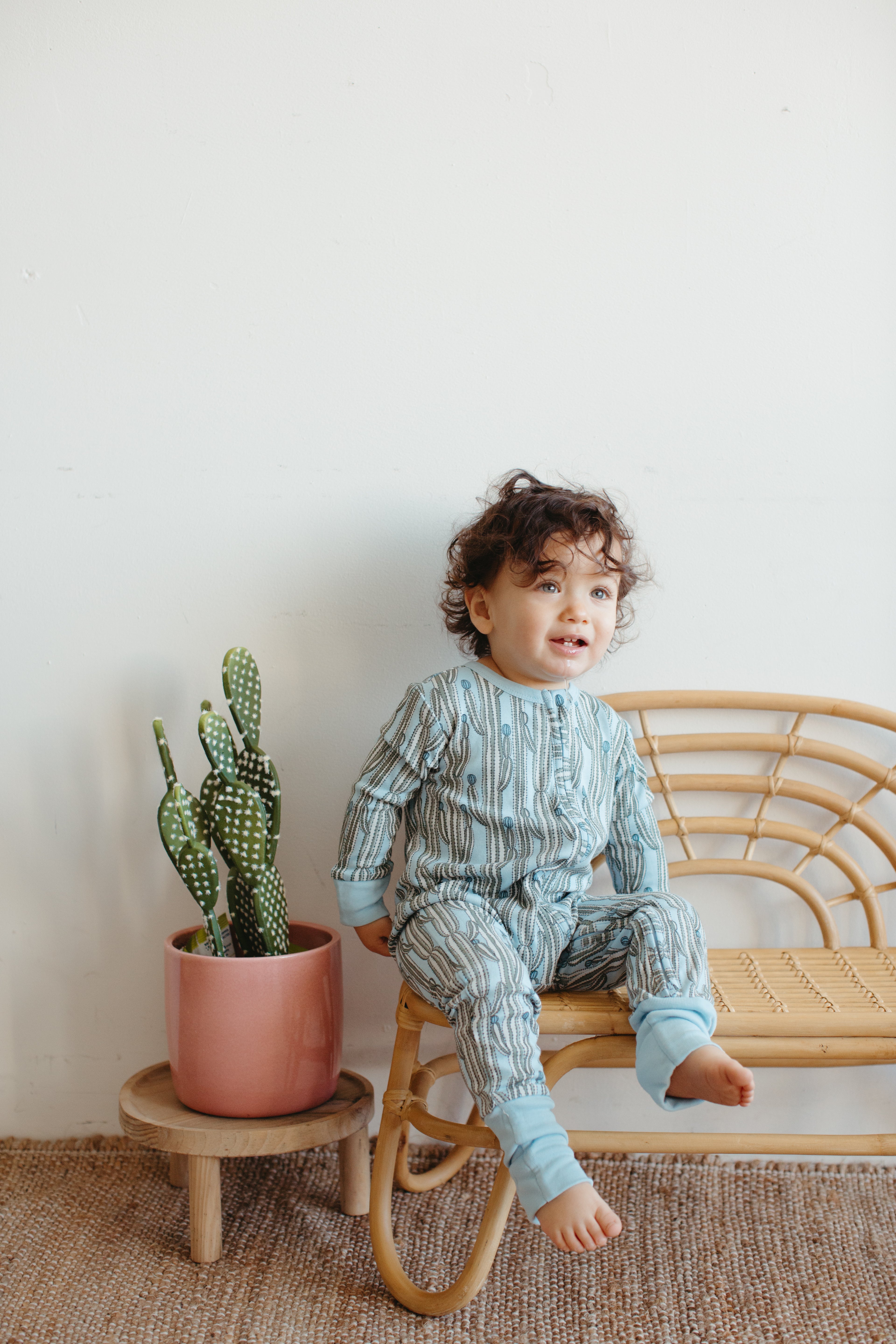 Bamboo Blend Convertible Coverall - Blooming Saguaro