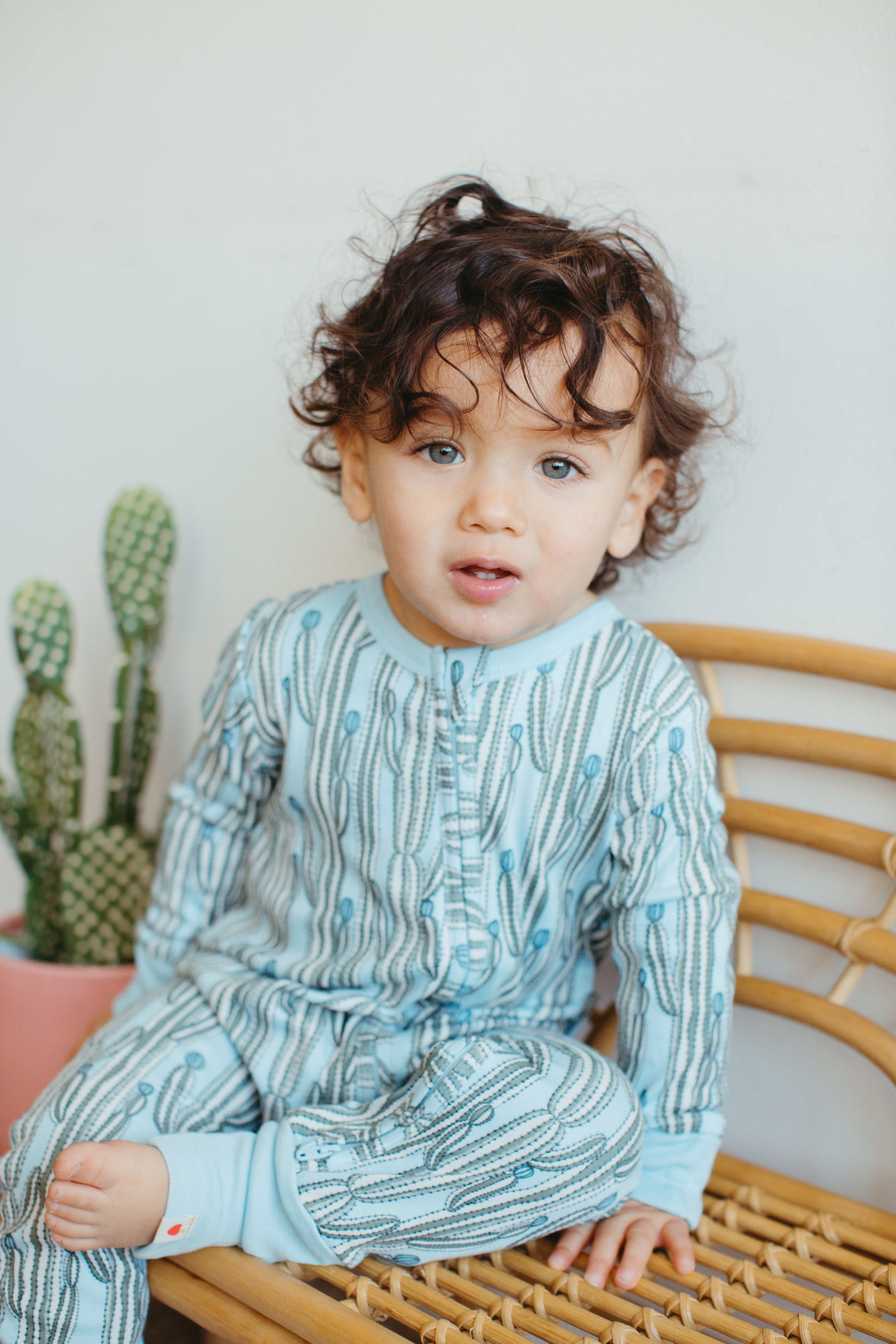 Bamboo Blend Convertible Coverall - Blooming Saguaro