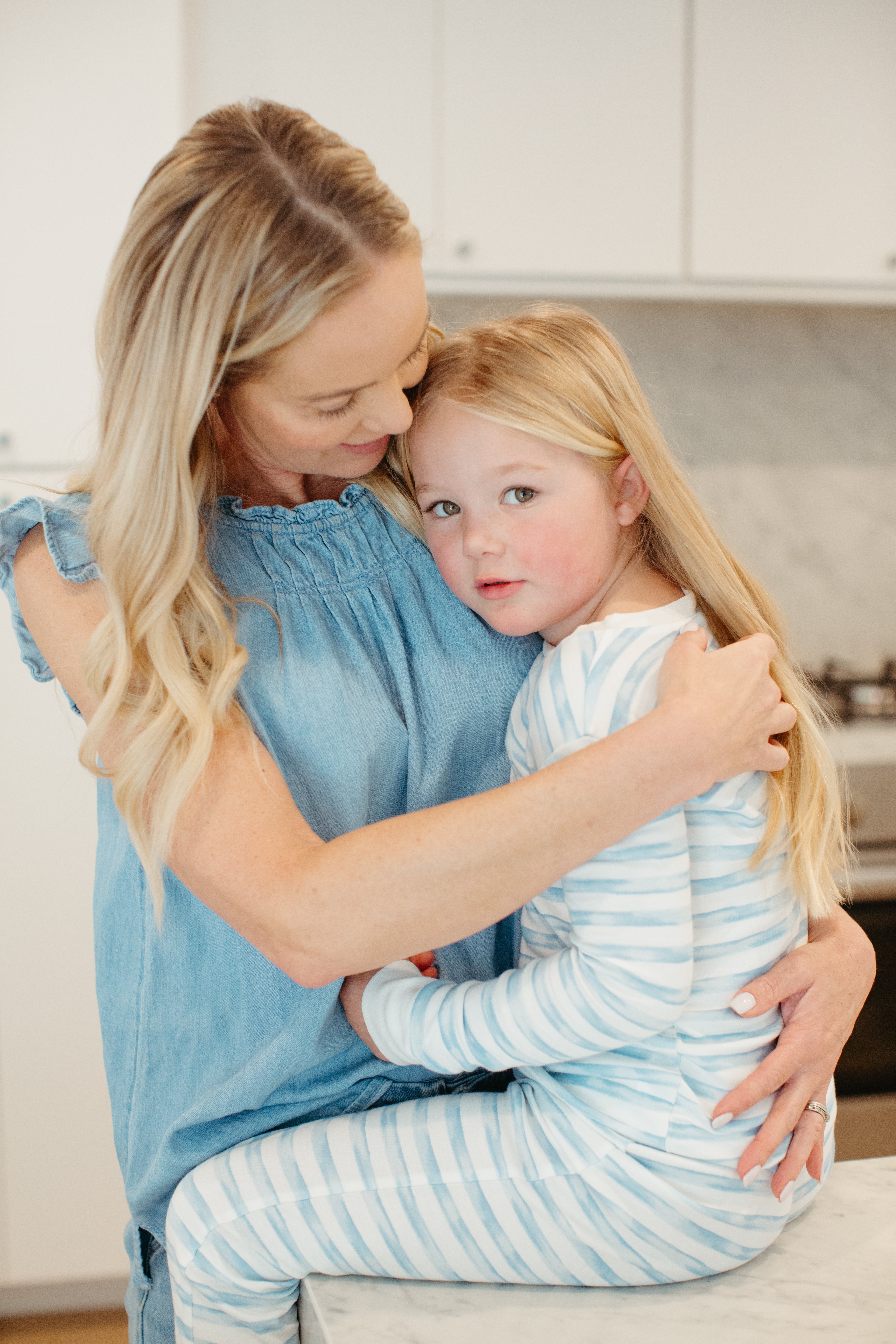 Bamboo Blend Pajamas - Breezy Bay Stripe