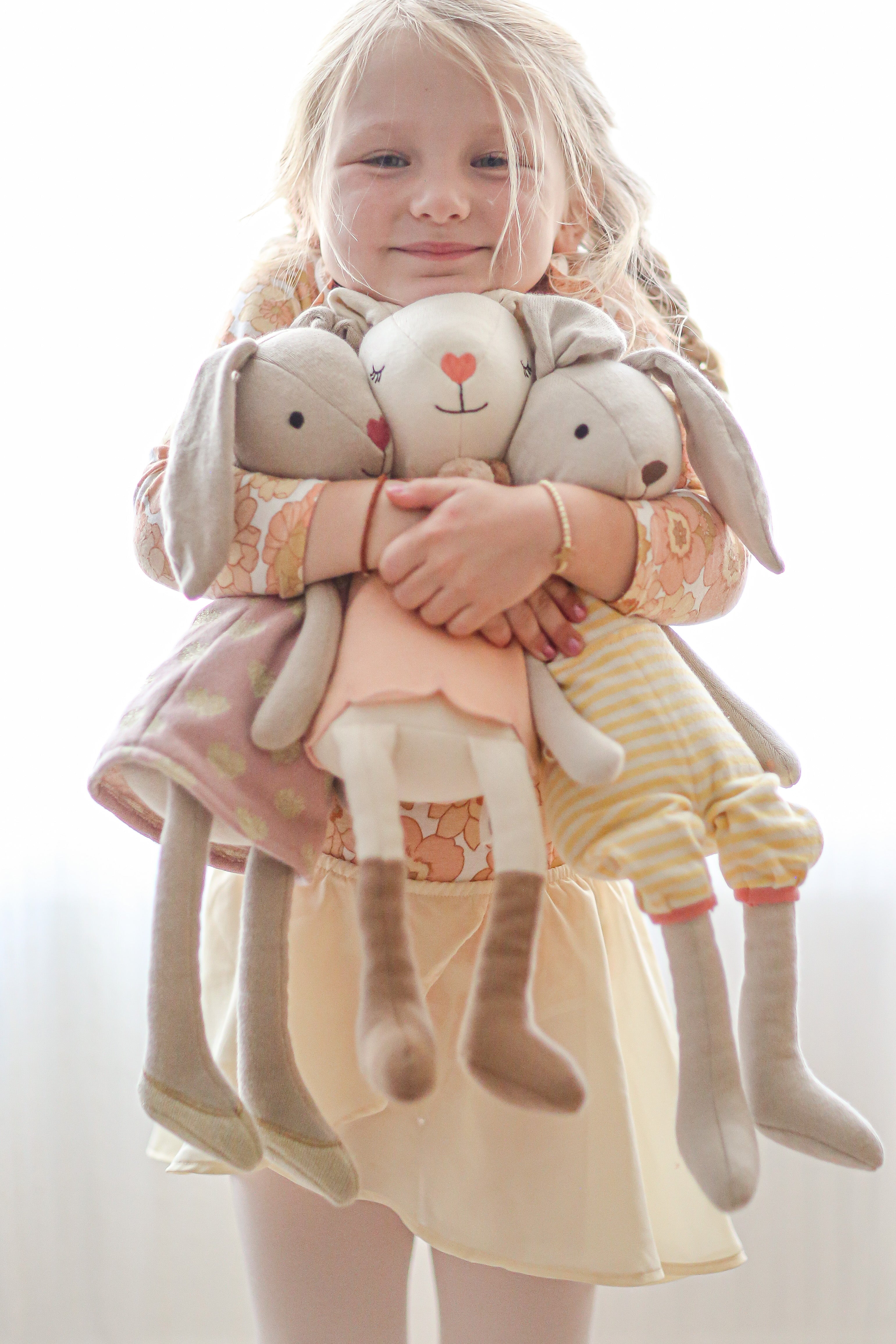Knit Bunny Plush - Charlotte