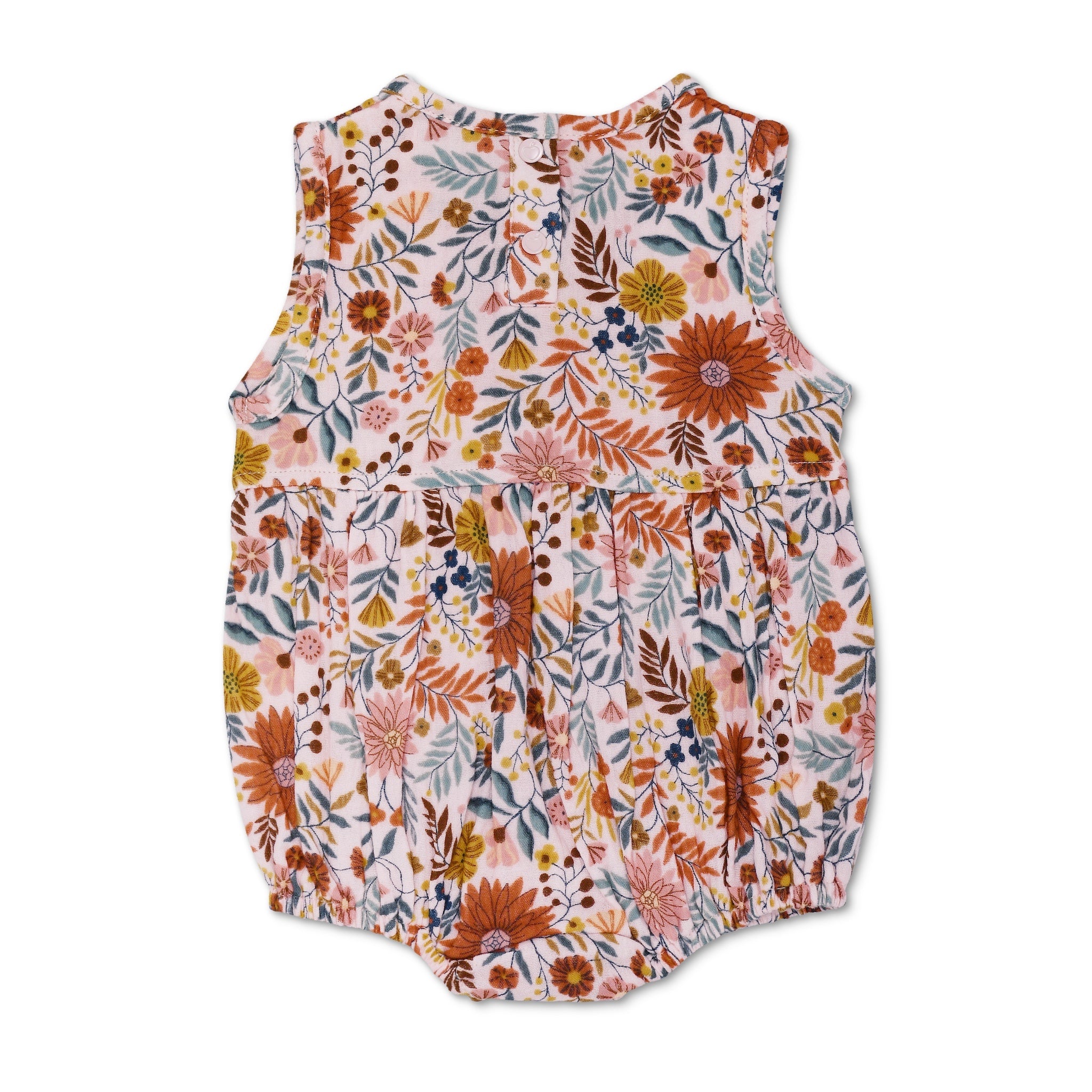 Muslin Bubble Romper – Zinnia Bloom