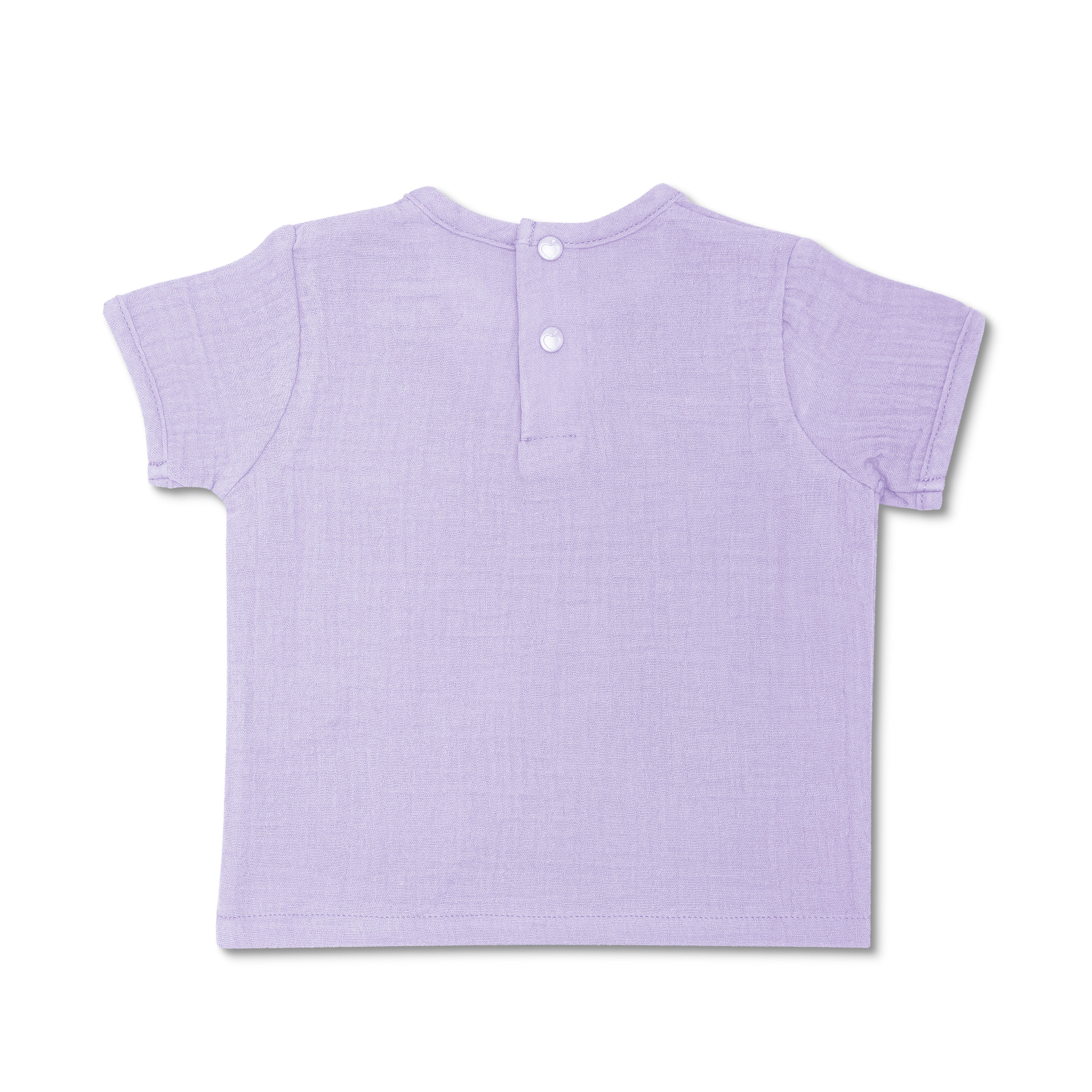 Muslin Short Sleeve Shirt - Lavender