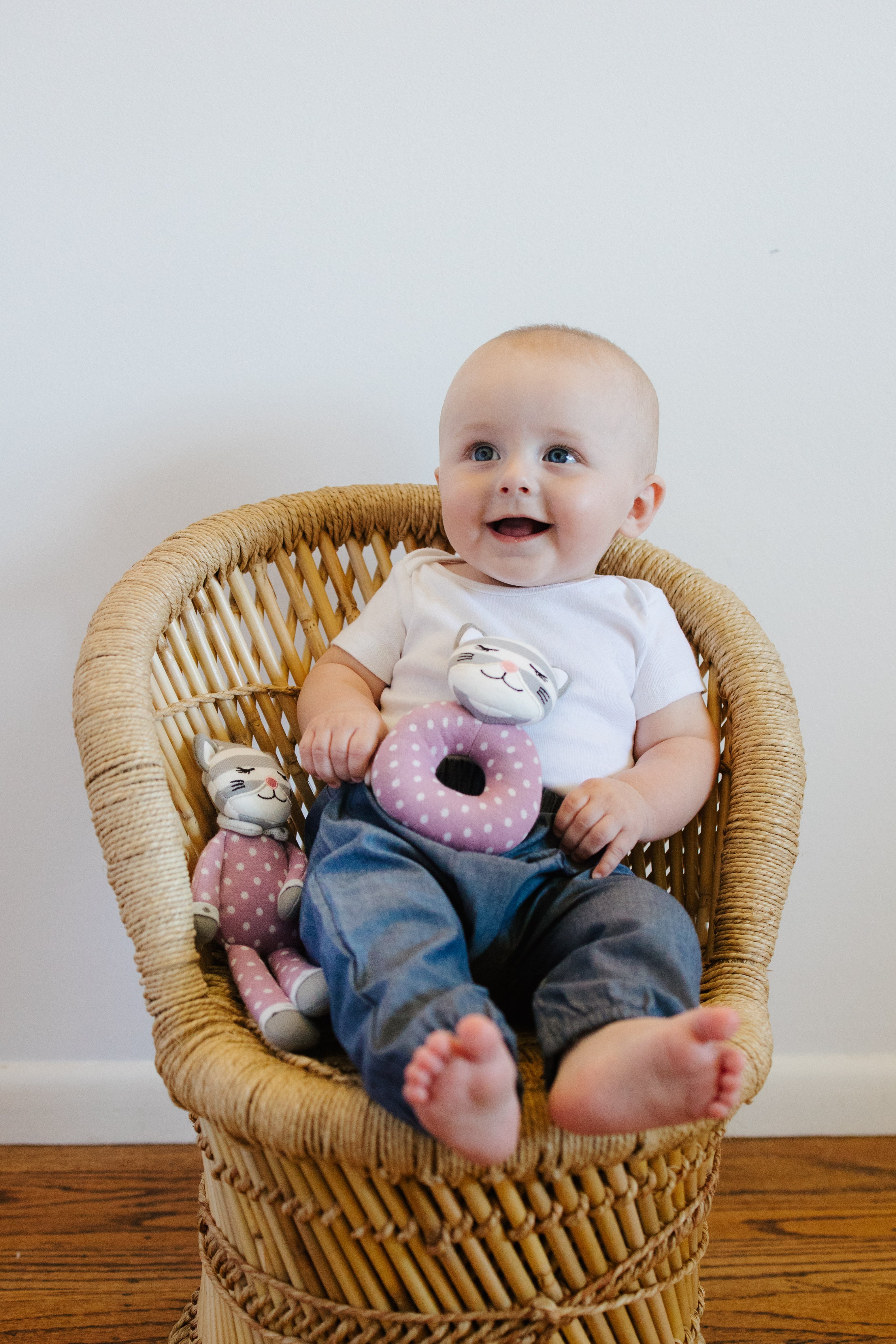 Maude the Kitty - Teething Rattle