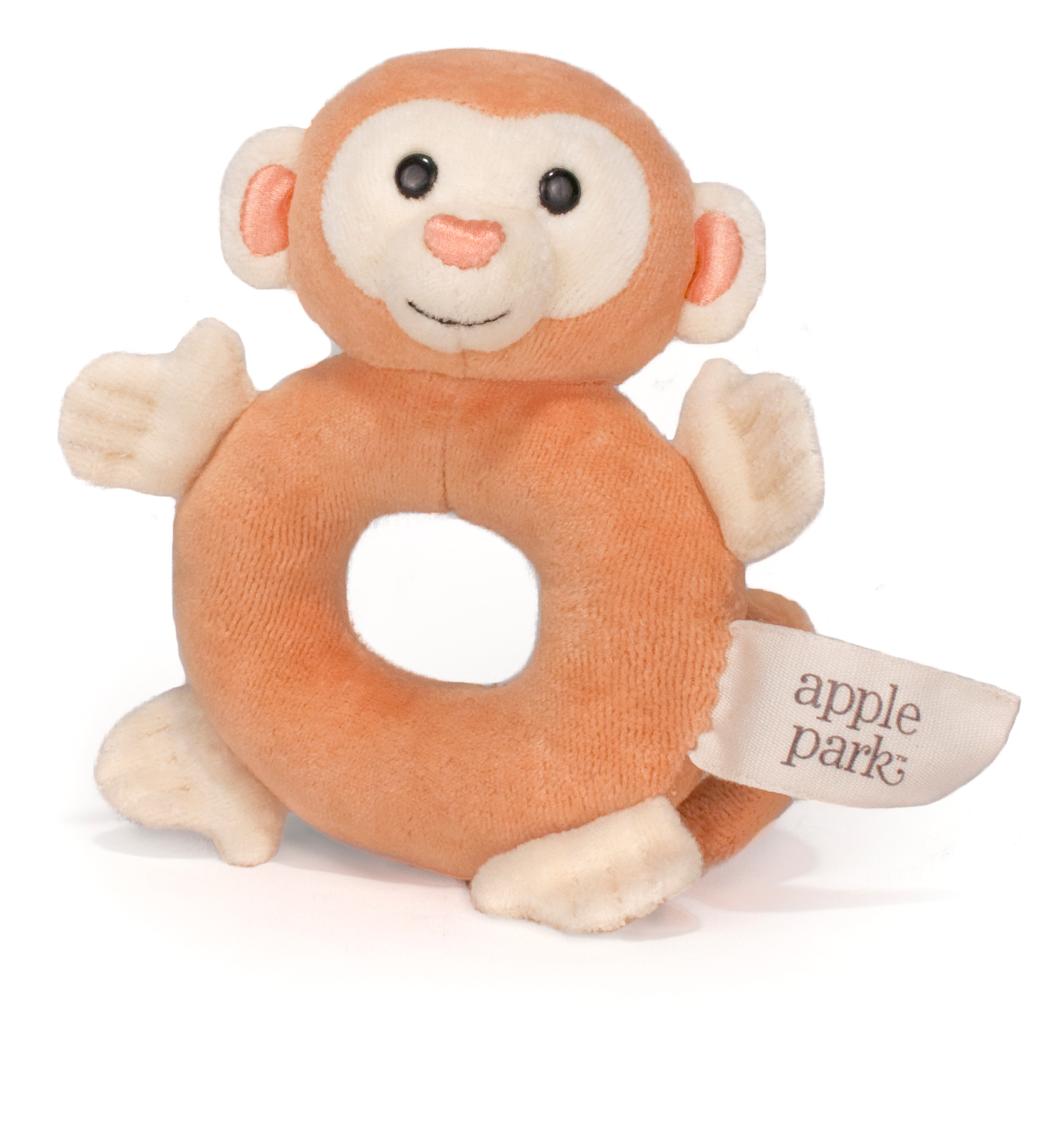 Soft Teething Rattle - Monkey