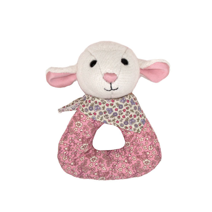 Patterned Rattle - Lamby