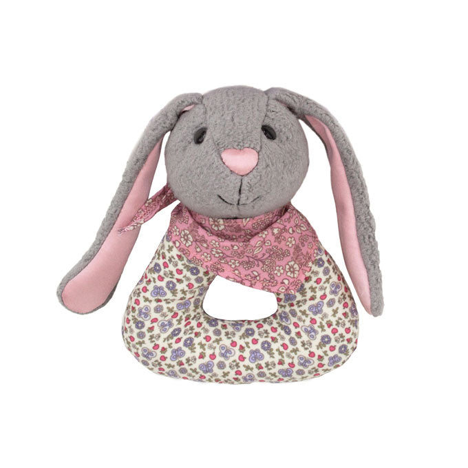 Patterned Rattle - Bunny