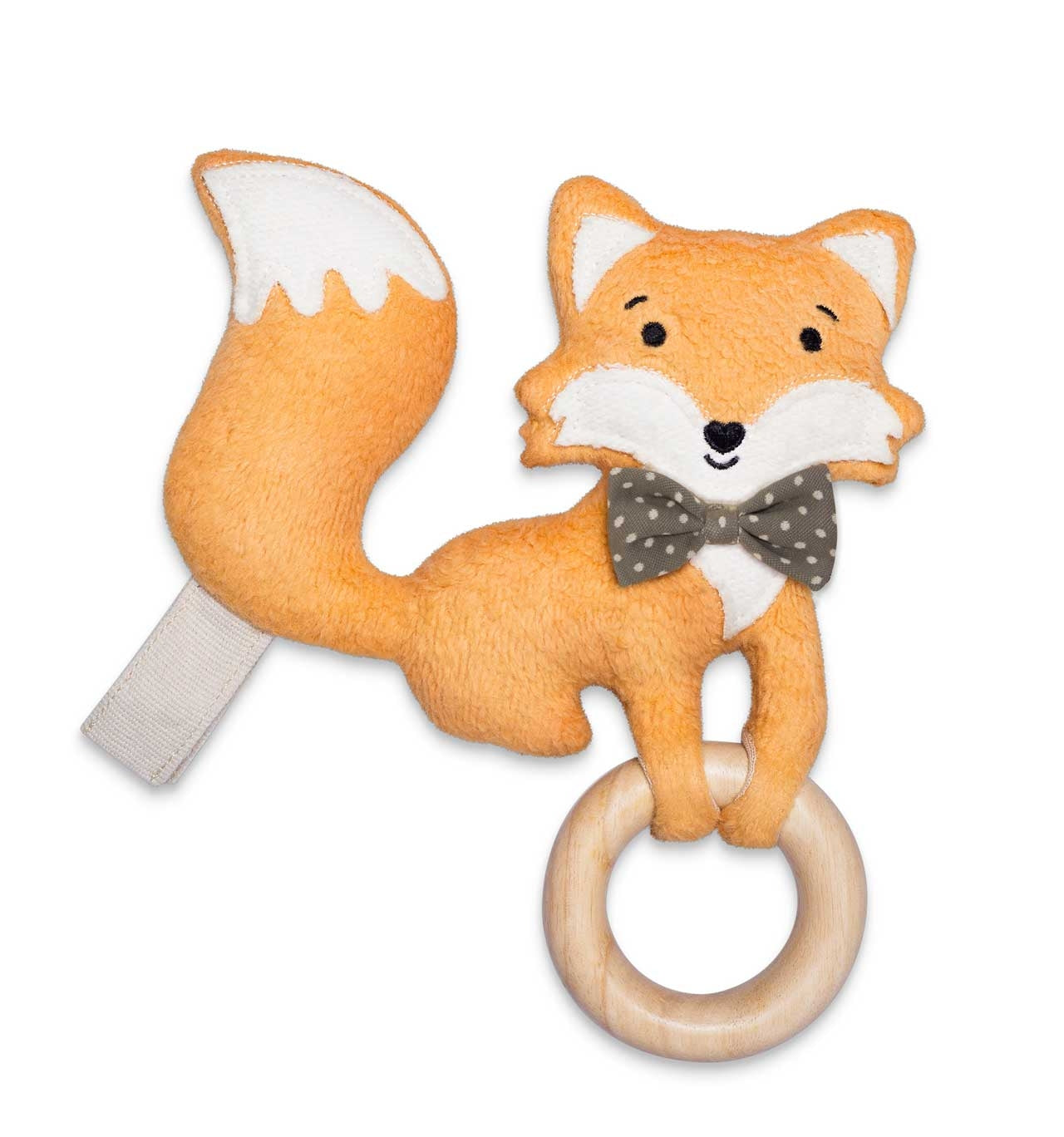 Organic Plush Teething Toy – Fox