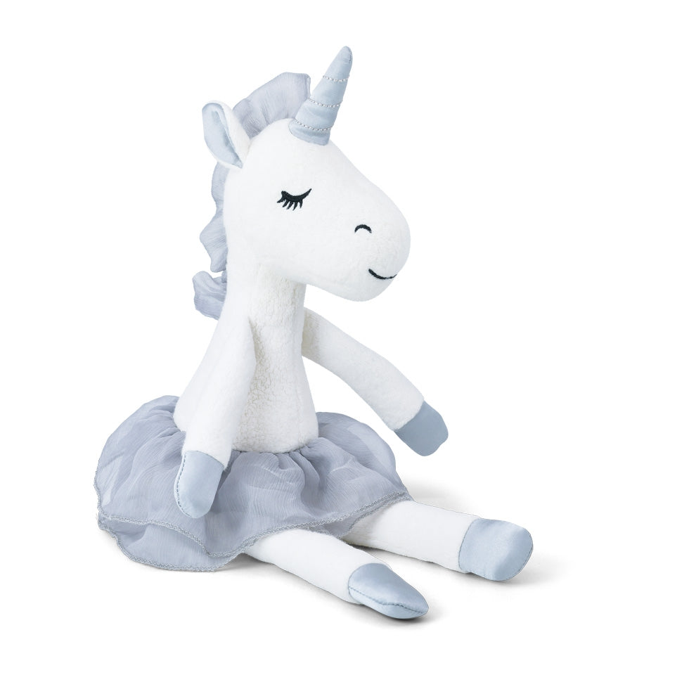 Large Unicorn Plush – Grey