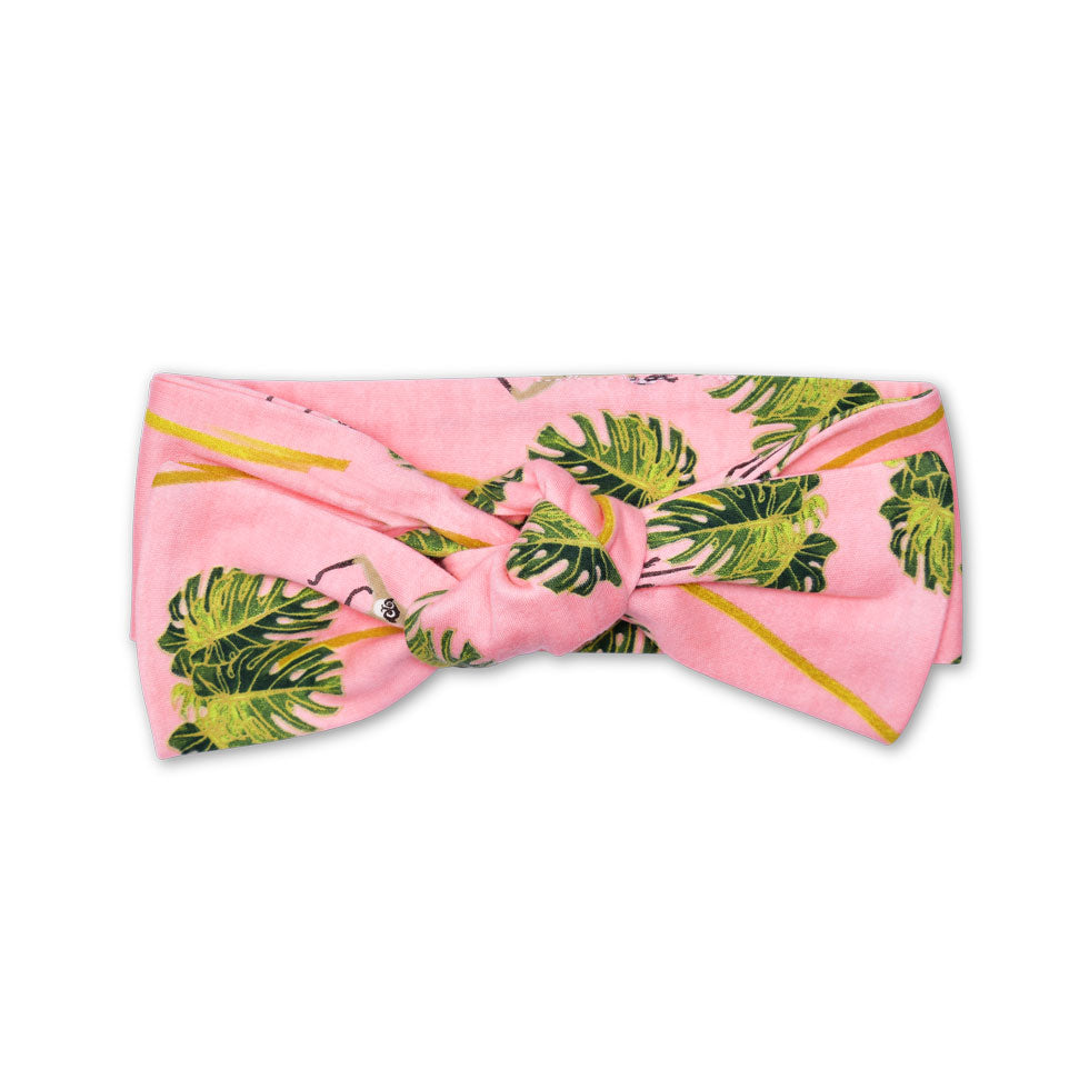 Lala Curio Headband - Dancing Palms Pink