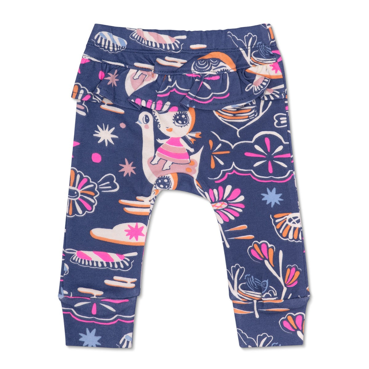 KEFE Ruffle Pants - Swan Girl